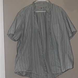 J. Crew Men's Casual Blue Striped Shirt